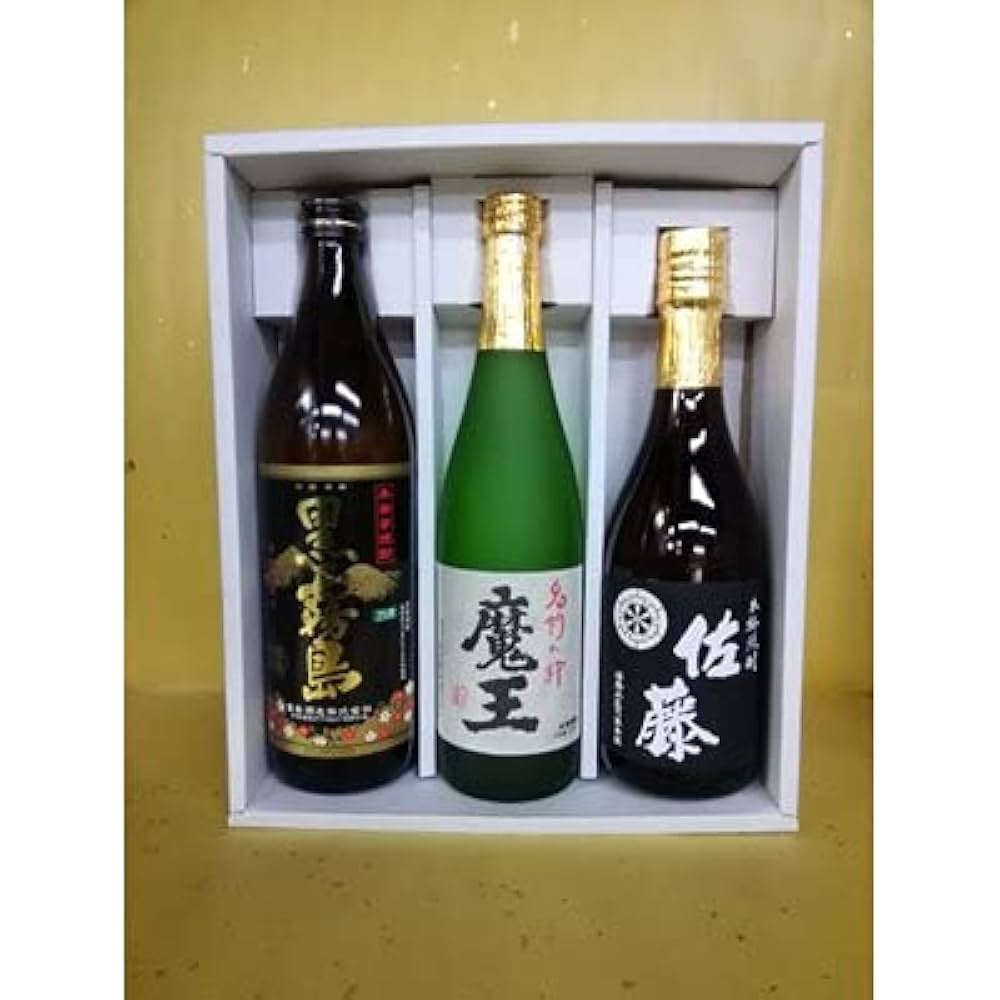 焼酎 佐藤（黒） 魔王 佐藤（茶） 3本セット720ミリ 楽天市場】佐藤黒 佐藤白 佐藤麦 焼酎 飲み比べセット 720ml 3本